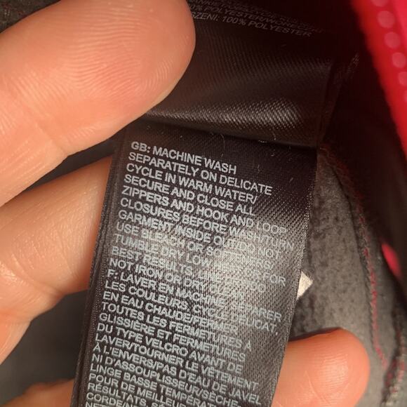 The North Face Women’s Windwall Jacket Coat Pink Full Zip Softshell Size M - Picture 11 of 13